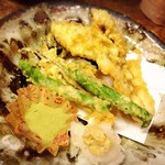 旬鮮味処 かつら - 穴子の天ぷら