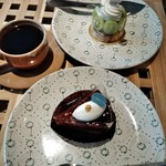 コティレドン - タルトタタン，マスカットのタルト