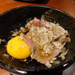 蕃 YORONIKU - 基本は卵と同量のトリュフ？？？でシルクロース白トリュフすき焼き