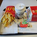 マクドナルド - ビッグマクドバリューセット400円、まくど馬鈴薯Ｌ150円（くーぽん利用）