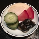 にょろ助 瓢六亭 - お漬物