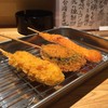 BONBAR - 串カツ、なす肉味噌、紅しょうが