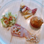 ラ グリーリア - 前菜4種盛り合わせ