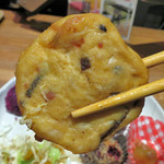 藍風珈琲店 - うじら豆腐 沖縄風のがんもどきって 感じでしょうかね。