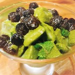 自然派中華 クイジン - 抹茶とメロンの豆腐アイス