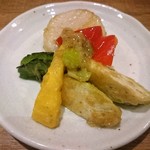 自然派中華 クイジン - 帆立貝柱とマコモ茸の柚子胡椒炒め