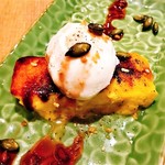 自然派中華 クイジン - 南京とキンモクセイの焼アイス　ココナッツアイス添え　