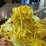 スパゲティハウス チャオ - ミラカン/鉄板玉子敷き（麺量30g減量）