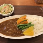 いちごの森カフェ - 野菜カレー＝８００円