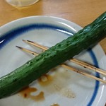 やきとり たかはし - 胡瓜の一本漬け　260円