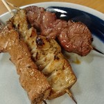 ハツ、レバー、シロ