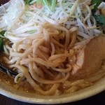 支那そば 無双庵 - Gそばの全粒粉太麺