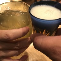 柳橋きたろう場内 - お久しぶりの乾杯だがね〜♫❗️