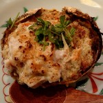 香箱蟹、白子乗せ焼き