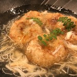 酒菜や　いしもん - 蓮根饅頭カニ身あんかけ