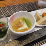 料理家 三 - 料理写真:前菜３皿