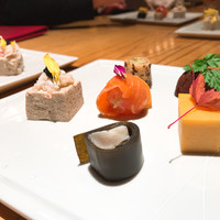 寿司 はせ川 心斎橋本店 - 前菜盛り合わせ(^ ^)