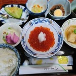 吾茶屋 - 鮭のはらこ定食
