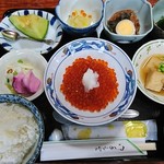 吾茶屋 - 鮭のはらこ定食