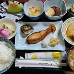 吾茶屋 - 塩引鮭焼魚定食