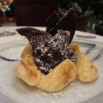 アロマフレスカ 博多 - バナナのジェラート　チョコレートのテゴラ