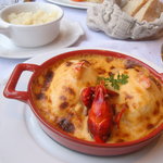 リヨン風クネル　モリセットゥおばあさんスタイル　ナンチュアソース。