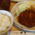 キッチンひろ - 特大みそとんかつ定食