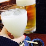 龍園 - カルピス・生ビール