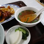 栄楽 - おしんこ＆スープ