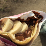 クレープ Smile - チョコクリーム チョコソース バナナトッピング