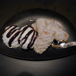 あじと - バナナ天アイス添え(580円)(2010/12/06)