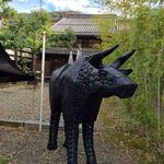 飛騨牛グリルばくろ - 牛さんがお出迎え