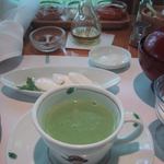 ティールーム Nicol - 朝食(フレッシュチーズ＆クレソンスープ)