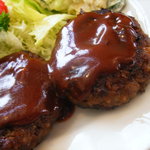 登喜和 - 和牛のハンバーグ。