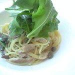 代官山ASO チェレステ - 秋刀魚とルッコラのペペロンチーニ