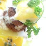 代官山ASO チェレステ - 温かいチョコレートケーキ　バニラアイス添え