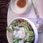 GOMBEI SPICE - ランチタイムのサラダ、デザート先付け