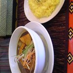 GOMBEI SPICE - メインのスープカレー。ベジタブルを注文