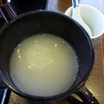 手打ち蕎麦 湖庵 - どろりと濃い蕎麦湯