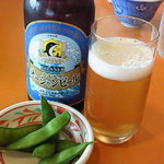Umi No Mieru Resutoran Hamayuu - いつもの通り、まずはビールとつまみから