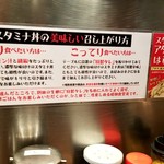 Shouwa Shokudou - 名物スタミナ丼の美味しい召し上がり方