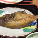 つね乃家 - 焼きガレイ 朝食