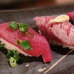 恵比寿横丁 肉寿司 - 