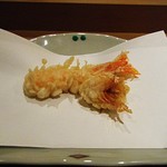 天や - 車えび。頭も殻もカラリと