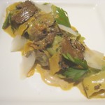 トラットリア ダイ パエサーニ - 3色のパッパルデッレ　羊ソースと黒トリュフ、チーズ（ハーフ）　￥？