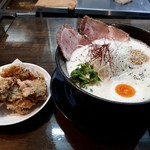 フカクサ製麺食堂 - おさかな鶏白湯&ビッグな唐揚げ