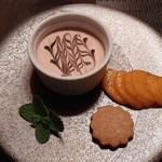 健菜樂食 Zen - 〆のデザートは ティラミス 柿 自家製全粒粉クッキー