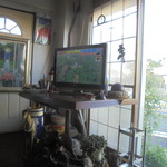 フライドチキン - 個性的な店内