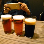 天城黒豚の店 橋本ホルモン - 生ビールは確か４種類。一杯７か８００円くらい？