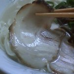 静海ラーメン - バラ肉のチャーシュー